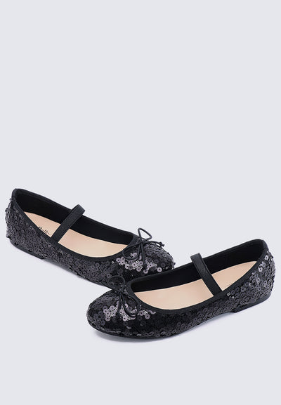 Emerson Comfy Ballerina In Black