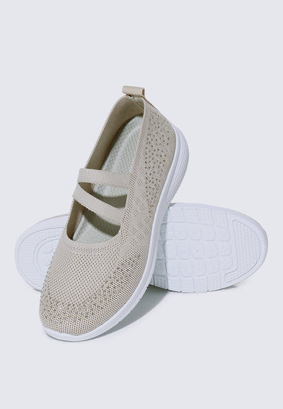 Gentle Walk Comfy Sneakers In Nude