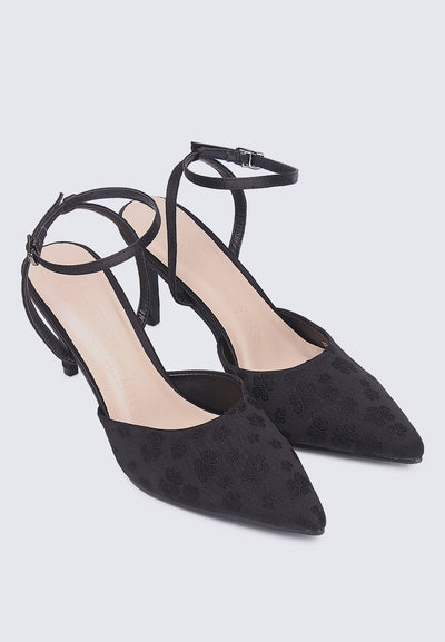 Lilian Comfy Heels In Black