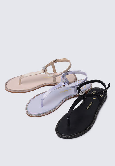 Magic Nightingale Comfy Sandals In Champagne