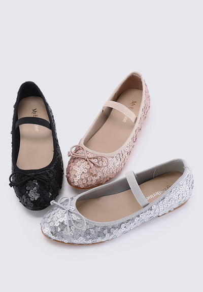 Emerson Comfy Ballerina In Champagne