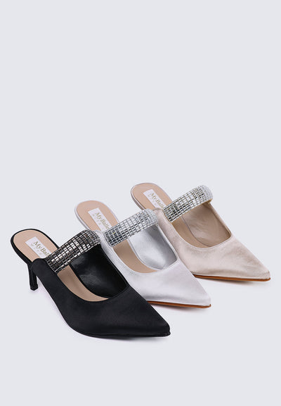 Ambre Comfy Heels In Black