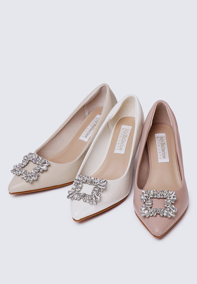 Casey Comfy Pumps In Nude Pink