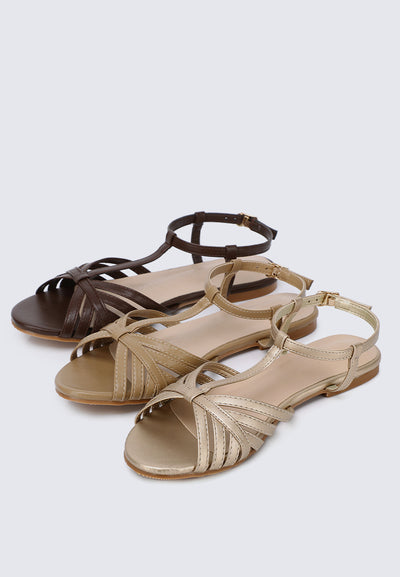 Rebecca Comfy Sandals In Taupe