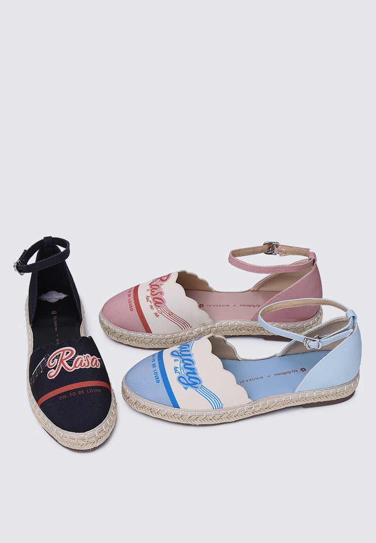 Rasa Sayang Comfy Espadrilles In Blue