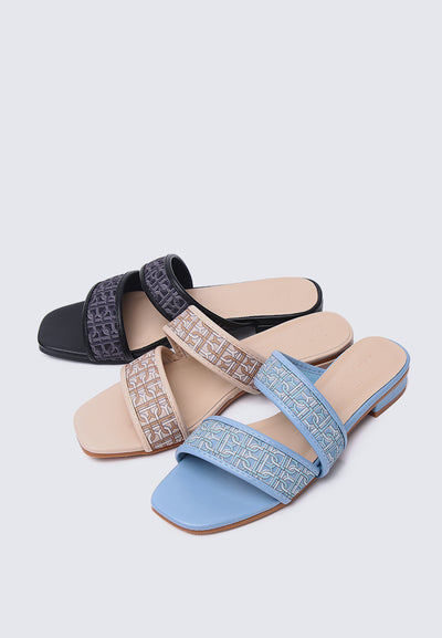 Myra Comfy Sandals In Blue