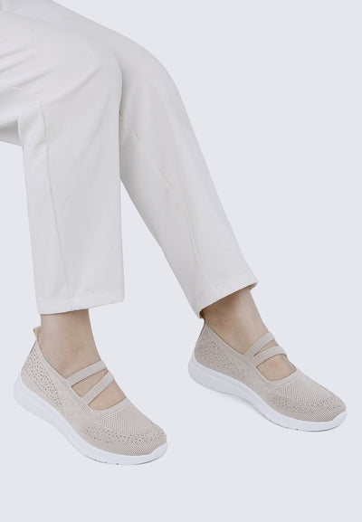 Gentle Walk Comfy Sneakers In Nude