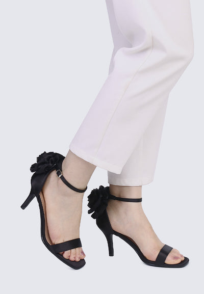 Roxanne Comfy Heels In Black