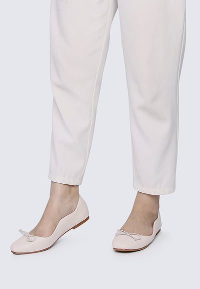 Dorra Comfy Ballerina In Beige