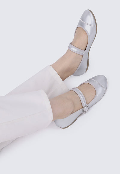 Roan Comfy Ballerina  In Silver