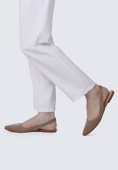 Kate Comfy Ballerina In Taupe