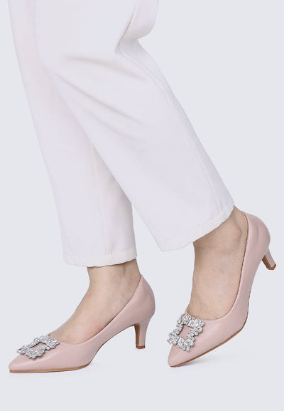 Casey Comfy Pumps In Nude Pink