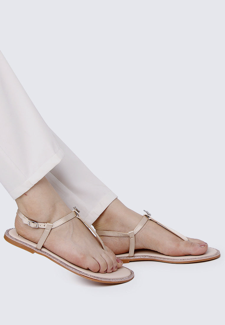 Magic Nightingale Comfy Sandals In Champagne