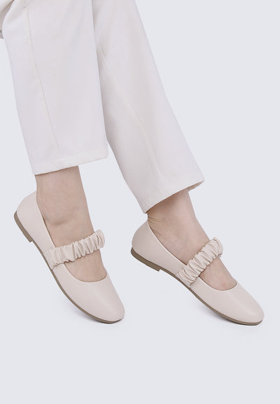 Jojo Comfy Ballerina  In Beige