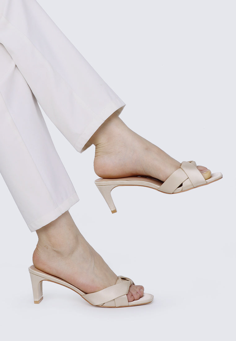 Anne Comfy Heels In Nude