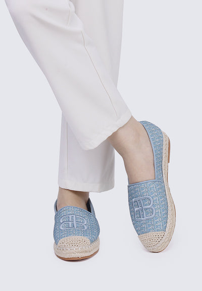 Maci Comfy Espadrilles In Blue