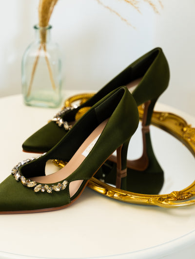 Gisele Comfy Pumps In Olive