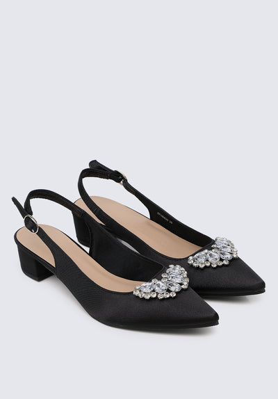 Esme Comfy Heels In Black