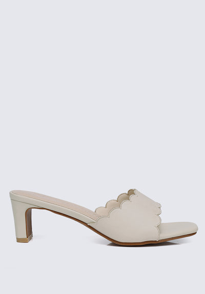 Carmen Comfy Heels In Beige