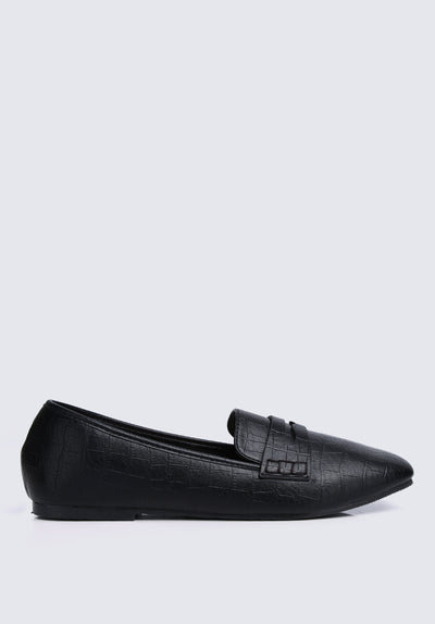 Andrea Comfy Loafers In Black