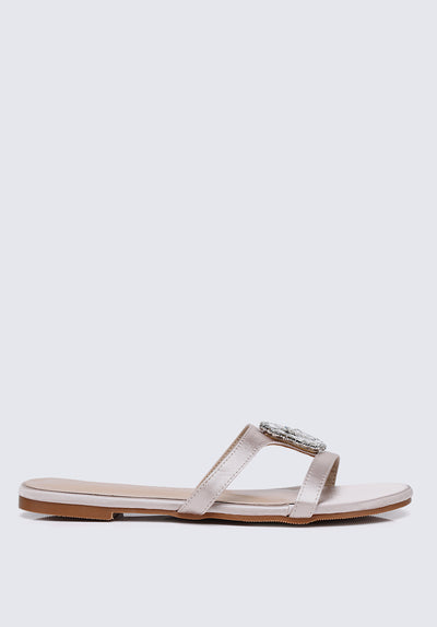 Katherine Comfy Sandals In Nude