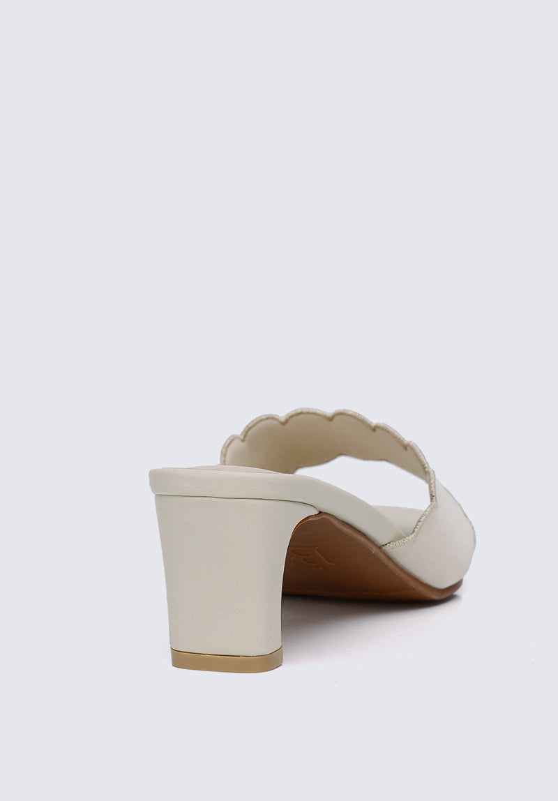 Carmen Comfy Heels In Beige