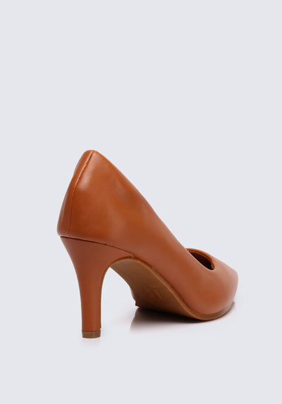 Ashley Comfy Pumps In Brown