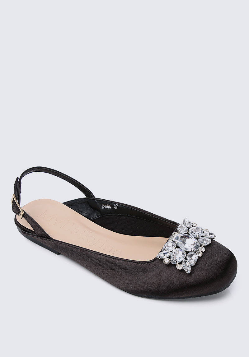 Gemie Comfy Ballerina In Black