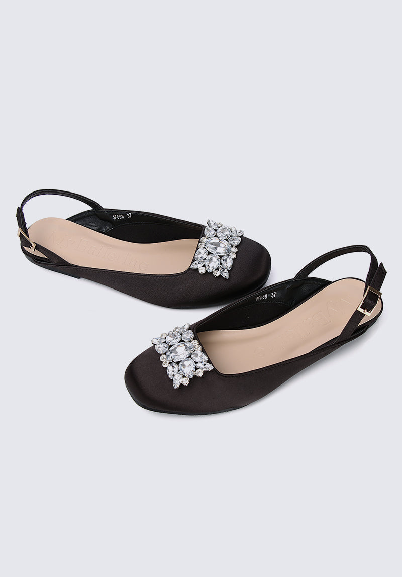 Gemie Comfy Ballerina In Black