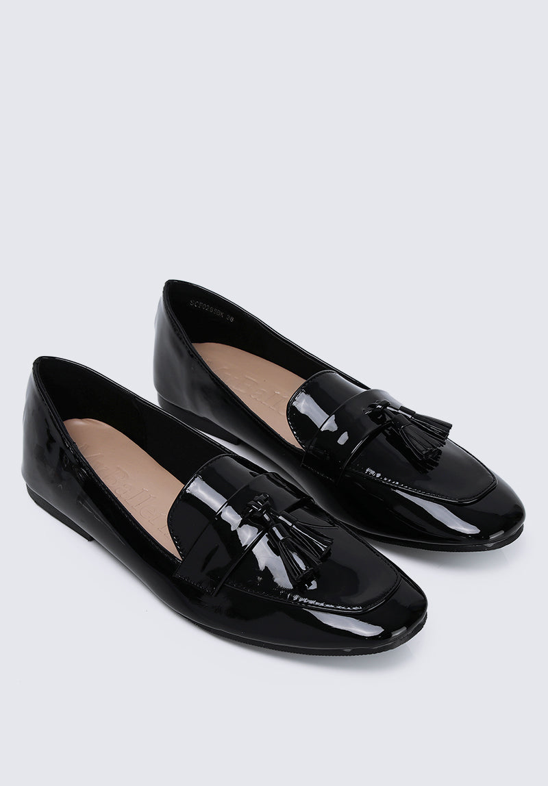 Ada Comfy Loafers In Black