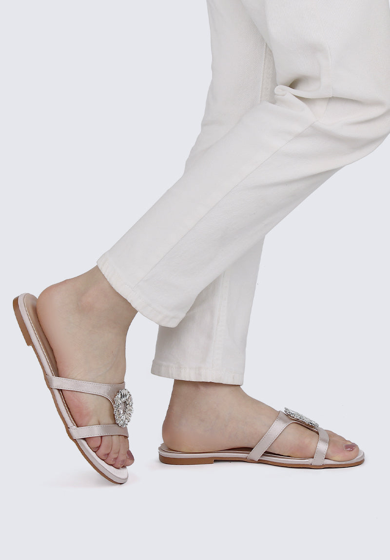 Katherine Comfy Sandals In Nude