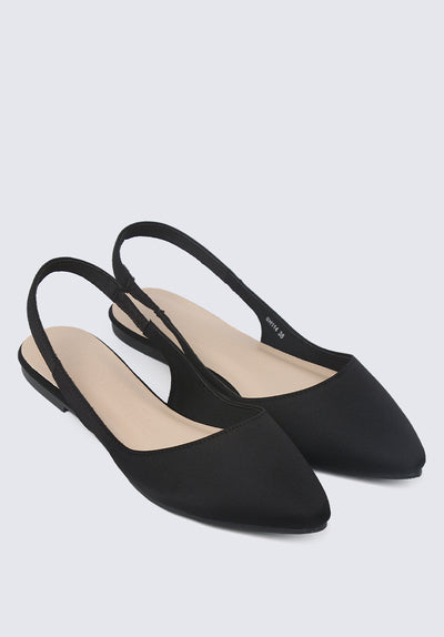 Kate Comfy Ballerina In Black