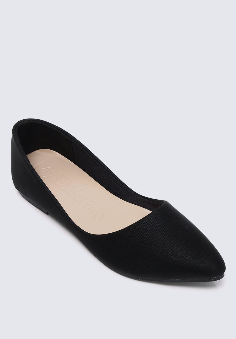 Cece Comfy Ballerina In Black