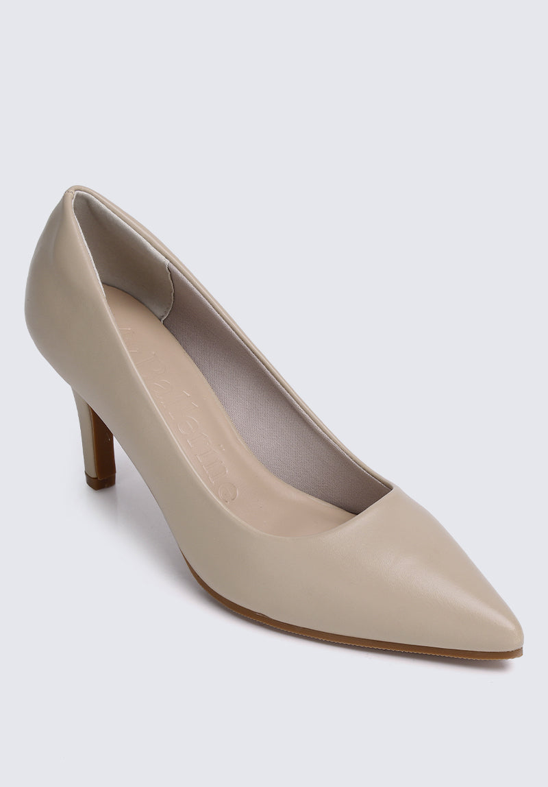 Ashley Comfy Pumps In Almond
